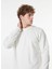Ekru Erkek Bisiklet Relaxed Baskılı Sweatshirt M4WM-SWT-1531 3