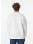Ekru Erkek Bisiklet Relaxed Baskılı Sweatshirt M4WM-SWT-1531 5