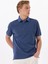 Lacivert Erkek Relaxed Nakışlı Polo T-Shirt M5SM-TST1326 1