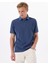 Lacivert Erkek Relaxed Nakışlı Polo T-Shirt M5SM-TST1326 3