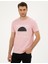 Pembe Erkek Slim Fit Desenli T-Shirt Zoy 3