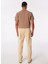 Açık Kahve Erkek Standart Fit Lastikli Paça Kargo Pantolon D4SM-PNT3802 5