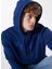 Lacivert Erkek Kapüşon Relaxed Baskılı Sweatshirt M4WM-SWT-1980 1