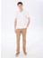 Beyaz Erkek Basic %100 Pamuk Kıvrılmaz Yaka Serin Tutma Özellikli Polo T-Shirt F5SM-TST 2779 2