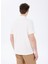 Beyaz Erkek Basic %100 Pamuk Kıvrılmaz Yaka Serin Tutma Özellikli Polo T-Shirt F5SM-TST 2779 5