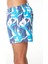 Lacivert Erkek Normal Çiçek Şort Mayo PMB10399 595 Tropıc Swımshort 4