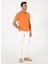Turuncu Erkek Slim Fit T-Shirt Gorgeo 4