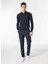 Lacivert Erkek Polo Slim Fit Kazak AU-7004B Jumper Polo 2