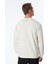 Kırık Beyaz Erkek Bisiklet Yaka Relaxed Baskılı Sweatshirt J4SM-SWT7230 6