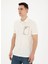 Ekru Erkek Slim Fit Baskılı Polo T-Shirt Arsan 3