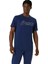 2031E188-402 Asıcs Logo Ss Tee Mavi Erkek Yuvarlak Yaka Normal Kalıp T-Shirt 2