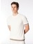 Bisiklet Yaka Kırık Beyaz Erkek T-Shirt TE2676SS T-Shirtkırık Beyaz 1