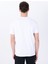 Beyaz Erkek Relaxed Baskılı T-Shirt M5SM-TST1286 5