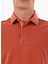Turuncu Erkek Relaxed Nakışlı Polo T-Shirt M5SM-TST1326 4