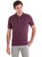 Mor Regular Fit Düz 100% Pamuklu Polo Yaka Tişört 3