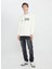Ekru Erkek Regular Fit Sweatshirt LV25EJ 1