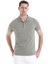 Vetiver Gri Regular Fit Düz 100% Pamuklu Polo Yaka Tişört 1