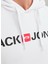 Beyaz Erkek Kapüşon Regular Fit Sweatshirt Jjecorp Old Logo Sweat Hood Noos 3