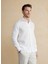 Beyaz Erkek Italyan Slim Fit Gömlek BBSS25MSH014 2