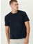 Lacivert Erkek Comfort Fit T-Shirt 1083747 2