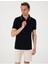 Lacivert Slim Fit Polo Yaka Tişört 3