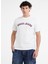 Beyaz Erkek Regular Fit Desenli T-Shirt M5RI75K8FQ4G011 Gj Ss Cn Reg Colle 2