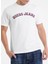 Beyaz Erkek Regular Fit Desenli T-Shirt M5RI75K8FQ4G011 Gj Ss Cn Reg Colle 3