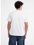 Beyaz Erkek Regular Fit Desenli T-Shirt M5RI75K8FQ4G011 Gj Ss Cn Reg Colle 4
