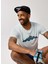 211502492 Distance Short Sleeve 3.0 Gri Yuvarlak Yaka Normal Kalıp Baskılı T-Shirt 2