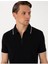 Siyah Slim Fit Polo Yaka Tişört 2