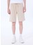 Bej Erkek Basic Sweat Şort M5SM-SRT1113 3