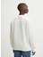 Beyaz Erkek Bisiklet Relaxed Düz Sweatshirt 50521081_DLOGONTY 4