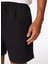 Siyah Erkek Slim Fit Şort UMP24008BE 4