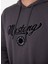 Antrasit Erkek Kapüşon Basic Baskılı Sweatshirt M4WM-SWT-1529 4