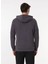 Antrasit Erkek Kapüşon Basic Baskılı Sweatshirt M4WM-SWT-1529 5