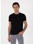 Siyah Erkek Slim Fit T-Shirt Kelvy 1