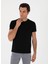 Siyah Erkek Slim Fit T-Shirt Kelvy 3