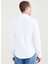Beyaz Erkek Gömlek Slim Fit Gömlek Smart 360 Flex Alpha Button Up Göml 2