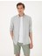 Yeşil Slim Fit Uzun Kollu Gömlek 1