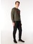 Haki Erkek Bisiklet Relaxed Baskılı Sweatshirt C4WM-SWT4237 1