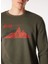 Haki Erkek Bisiklet Relaxed Baskılı Sweatshirt C4WM-SWT4237 3