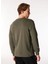 Haki Erkek Bisiklet Relaxed Baskılı Sweatshirt C4WM-SWT4237 4