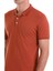 Kahverengi Regular Fit Düz 100% Pamuklu Polo Yaka Tişört 3