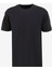 Bisiklet Yaka Siyah Erkek T-Shirt BBSS24MTS015 1