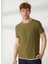 Polo Yaka Slim Fit Yeşil Erkek Kazak A26483C08- 2