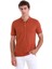 Kahverengi Regular Fit Düz 100% Pamuklu Polo Yaka Tişört 4