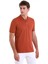Kahverengi Regular Fit Düz 100% Pamuklu Polo Yaka Tişört 5