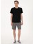 Siyah Erkek Slim Fit T-Shirt Mıranda 4