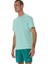 2011D221-300 Asıcs Core Ss Top Turkuaz Yuvarlak Yaka Normal Kalıp T-Shirt 3