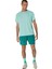2011D221-300 Asıcs Core Ss Top Turkuaz Yuvarlak Yaka Normal Kalıp T-Shirt 5